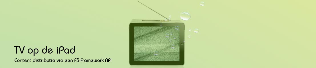 TV kijken op de iPad